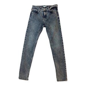 H &M Skinny Stretch Jeans Blue Hi Rise Women's Size 4